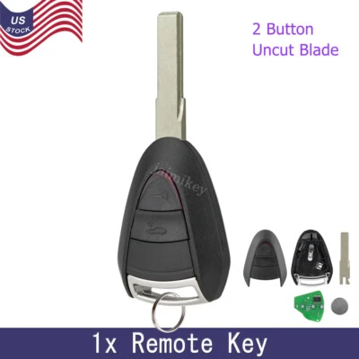 Mando a distancia inteligente 2 botones para Porsche Cayman S Boxster 911 997 2005-2012 Foto 1 de 4