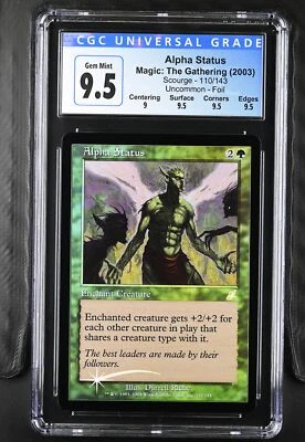 ALPHA STATUS Scourge Foil U CGC 9.5 MTG [Nostalgium] - Image 1 of 2