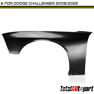 1 новое железное загрунтованное крыло для Dodge Challenger 2008-2022 переднее левое со стороны водителя - Изображение 1 из 4