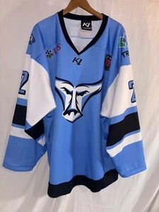 Minnesota Blue Ox Game Worn Hockey Trikot Herren XL #2 Junior - Bild 1 von 3