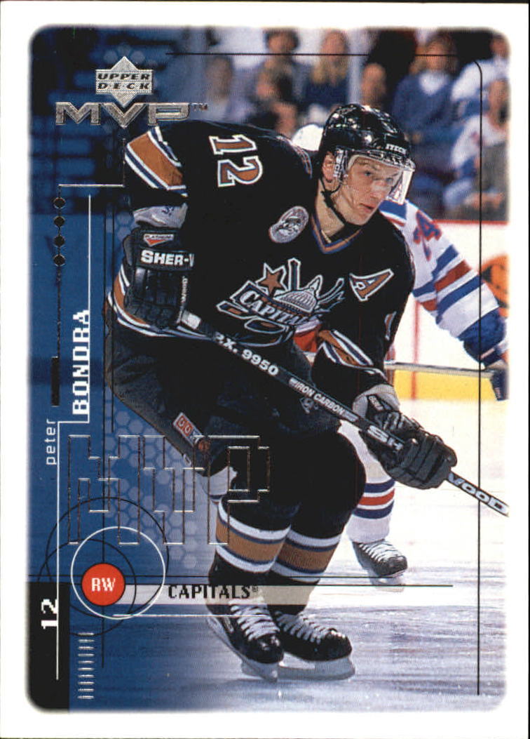 1998-99 Upper Deck MVP Capitals Hockey Card #209 Peter Bondra