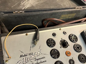 Used Vintage Hickok Model 532 Dynamic Mutual Conductance Tube Tester, *WORKING* - Picture 1 of 7
