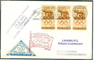 Italy Olympic Games Rome 1960 Olympic Glider flight Hahnenweide - Imagen 1 de 1