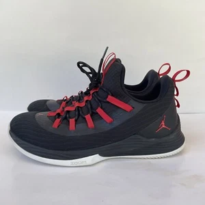 Nike Jordan Ultra Fly 2 Low Black Basketball Shoes Sneakers Mens Size 11 - Picture 1 of 13