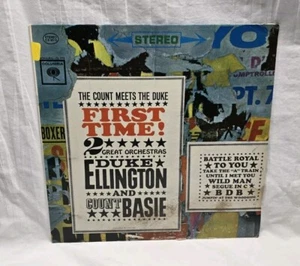 Duke Ellington And Count Basie - First Time! The Count Meets The Duke Record LP  - Picture 1 of 6