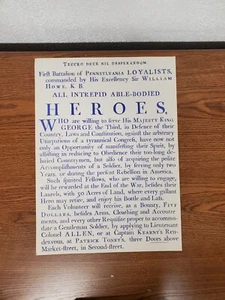 Historical Paper Print - Soliciting Volunteers for King George to Fight - Picture 1 of 2