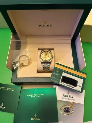 rolex datejust 36mm factory diamond dial - Image 1 of 4