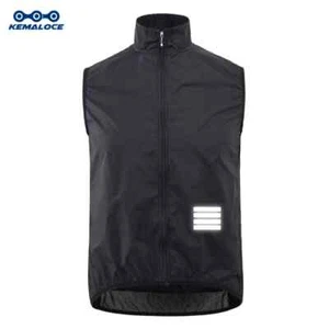 Cycling Vest Men Sleeveless Bicycle Gilet Lightweight Outdoor Windproof MTB Vest - Picture 1 of 16