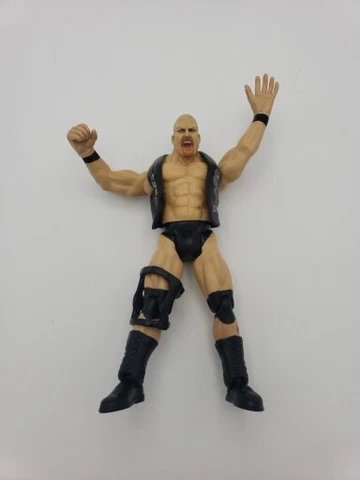 Stone Cold Steve Austin WWF WWE 1999 WITH KNEE BRACE  Jakks Titan Tron Cover