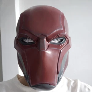 New！Arkham Knight Red Hood Helmet Jason Todd Cosplay Replica Props  Halloween - Picture 1 of 8