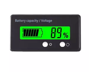 12V 24V 36V 48V Battery Capacity Indicator Golf Cart Voltage Meter with LCD Disp - Picture 1 of 7