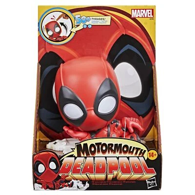 Marvel Motormouth Deadpool, 5 pulgadas (15 cm) juguete electrónico parlante luces de sonido Foto 1 de 4