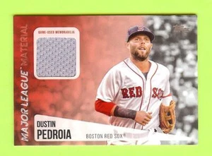 MAGLIA TOPPS 2018 "MAJOR LEAGUE MATERIAL" DUSTIN PEDROIA - RED SOX - Foto 1 di 1