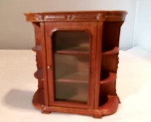DOLLHOUSE MINIATURE BESPAQ VANDERBUILT OFFICE BOOKCASE   1''  SCALE  MINT NEW - Picture 1 of 3