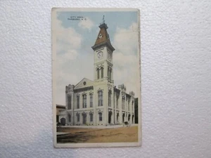 Antique 1917 Postcard City Hall Tarboro North Carolina - Picture 1 of 3