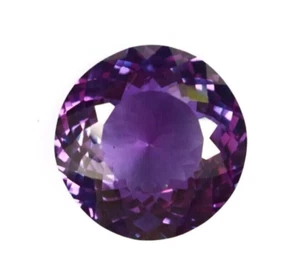 Zafiro púrpura natural certificado 6,70 quilates forma redonda piedra preciosa suelta con regalo - Imagen 1 de 7