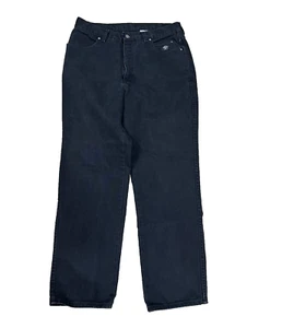 Harley Davidson Jeans Mens 38 x 30 Black Denim Y2K Biker Grunge USA Made Vintage - Picture 1 of 13