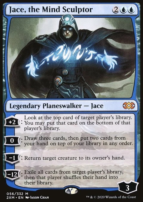 MTG Magic the Gathering Jace, the Mind Sculptor (56/415) Double Masters LP - Image 1 of 1
