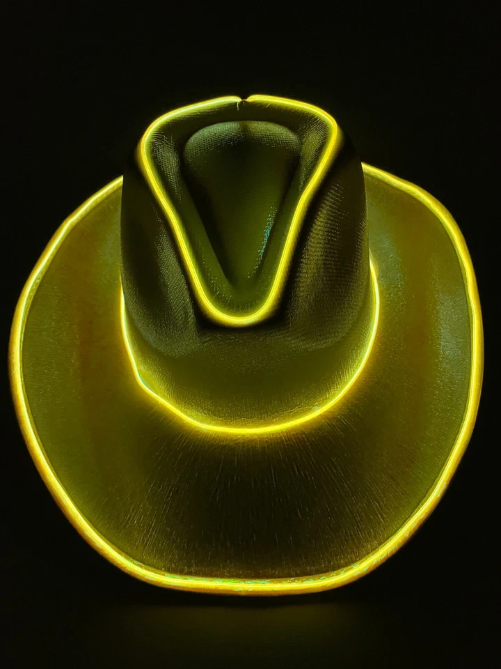 Chapéu de cowboy neon - festa de despedida de solteira festa de Halloween festival rave neon - Imagem 1 de 4