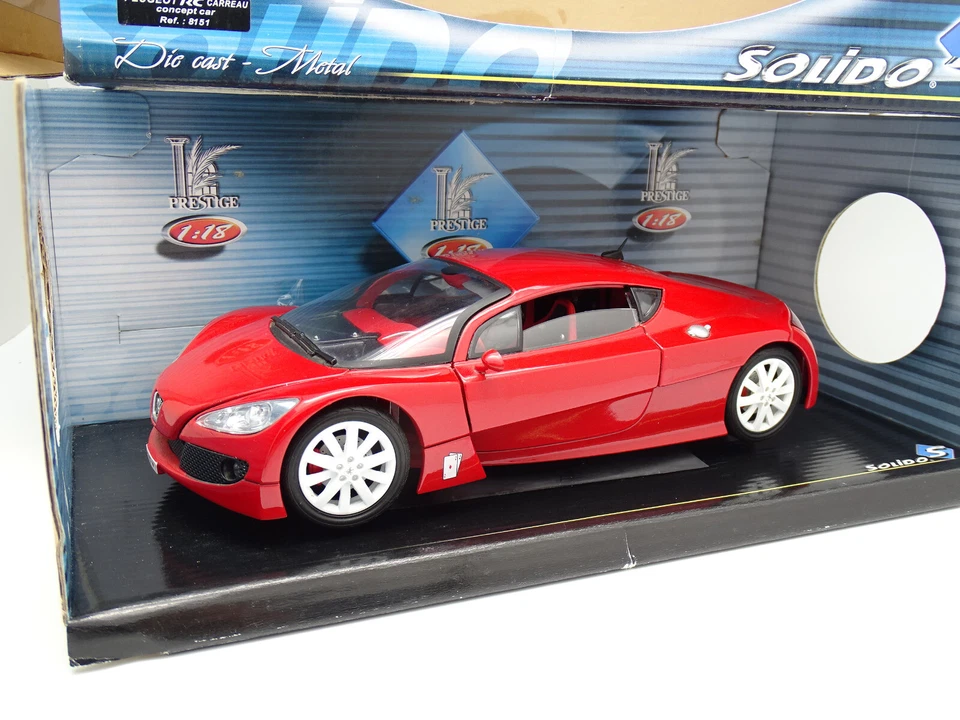 Solido 1/18 - Peugeot RC Carreau Concept Car Rouge - Photo 1/1