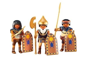 Playmobil Plus 6488 History 3 Egyptian Soldiers Figure Toy Games Construction - Picture 1 of 1