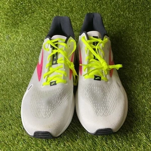 Brooks Launch GTS 9 White/Pink/Night Running Shoes (1103871D148) Men's Size 11.5 - Picture 1 of 6