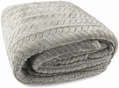 Coperta Morbida da Divano e Letto, Plaid in Pile di Microfibra con Retro in Pelo - Immagine 1 di 4