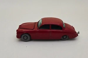 Matchbox Vintage Lesney #65A Red Jaguar 3.4 Litre w/ Grey Wheels- FREE Shipping - Picture 1 of 8