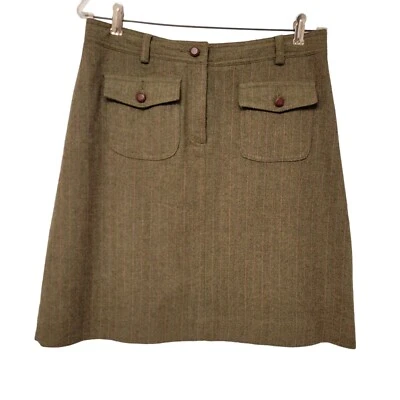 Vintage Rare 80's Lilly Pulitzer Skirt Wool Blend Lined Skirt Size 8 Note Flaw - Image 1 of 4