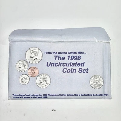 1998 Uncirculated Coin Set United States Philadelphia and Denver - Image 1 of 4