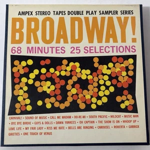 Ampex Stereo Sampler Series Broadway Reel To Reel Tape 4-Track 7 1/2 IPS Vintage - Bild 1 von 6