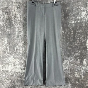 Worthington Size 8 Curvy Fit Stretch Straight Leg Pants Gray Button Zip Pocket - Picture 1 of 12