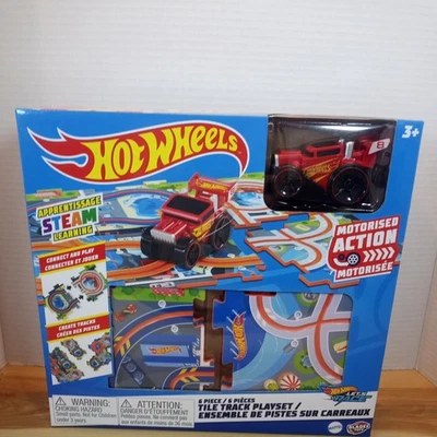 Hot Wheels Motorised Track Playset Connect & Play STEM Learning Child New sealed - Image 1 of 4