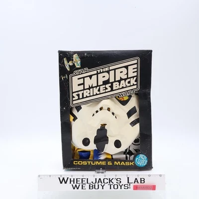Stormtrooper Halloween Costume & Mask w/ Box Star Wars ESB 1977 Ben Cooper LARGE - Image 1 of 4