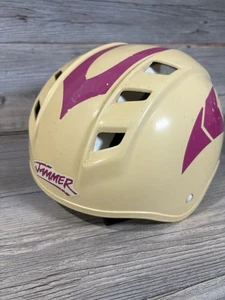 Vintage Bell Jammer Hardshell Helmet White Bicycle Bike BMX Windjammer YOUTH - Picture 1 of 9