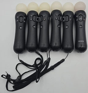 Sony PlayStation Move Motion Controller Nero CECH-ZCM1U - LOTTO 6X - SI ACCENDE - Foto 1 di 3