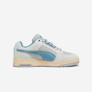PUMA Slipstream LO Texture Sneakers - Cool Mid Gray-Sedate Gray-Chestnut Brown - Picture 1 of 6