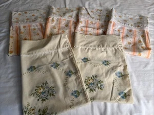 Vintage Lot of 6 Pillowcases Cottage Granny Core - Picture 1 of 12