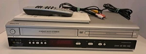 Combo reproductor de video Philips DVD/VCR DVP3050V PROBADO con control remoto y manual - Imagen 1 de 13