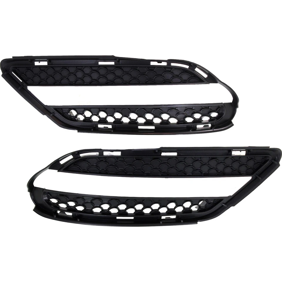 Juego de 2 rejillas de parachoques izquierda y derecha negra para Mercedes Benz S550 S600 2007-2013 Foto 1 de 4