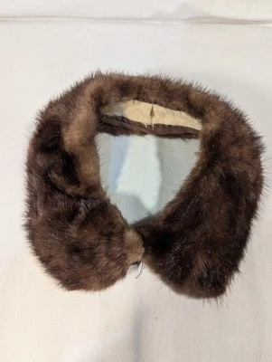 Vintage Brown fur neck wrap collar - Image 1 of 4