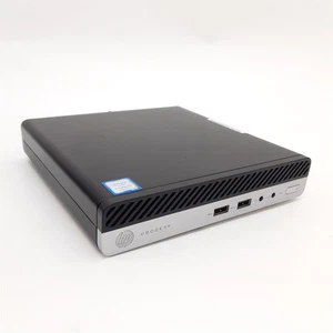 HP i5 PC ProDesk 400 G3 Desktop 7th Gen 8GB 128GB SSD i5-7500T Mini Desktop - Picture 1 of 8