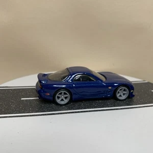 2022 Hot Wheels Car Culture Ronin Run #1 '95 Mazda RX-7 FD Dark Blue 1:64 NM - Picture 1 of 12