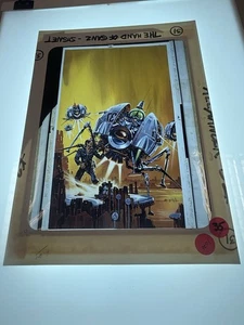 The Hand Of Ganz Sci-Fi Novel Old Vintage Book Cover Art Transparency Production - Picture 1 of 15