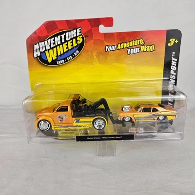Grúa Maisto / Chevrolet Nova Adventure 1970 ruedas transporte Elite Foto 1 de 4
