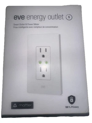 Enchufe eléctrico Smart Home Matter con control por voz enchufes dobles habilitados para materia Foto 1 de 4
