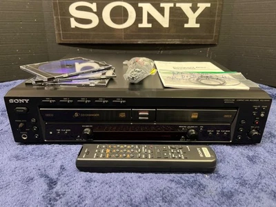 _-SERVICED & GUARANTEED-_ Sony RCD-W500C CD Recorder + 5 CD changer w/ Remote - Image 1 of 4