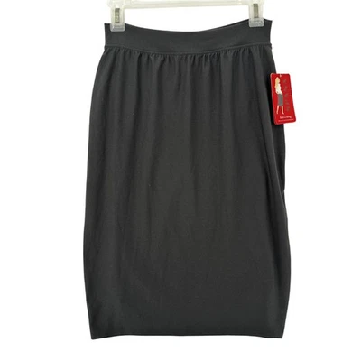 Falda Spanx Mujer Mediana Negra Tirar Adelgazante Forrada Cintura Elástica Elastizada Nueva con Etiquetas Foto 1 de 4