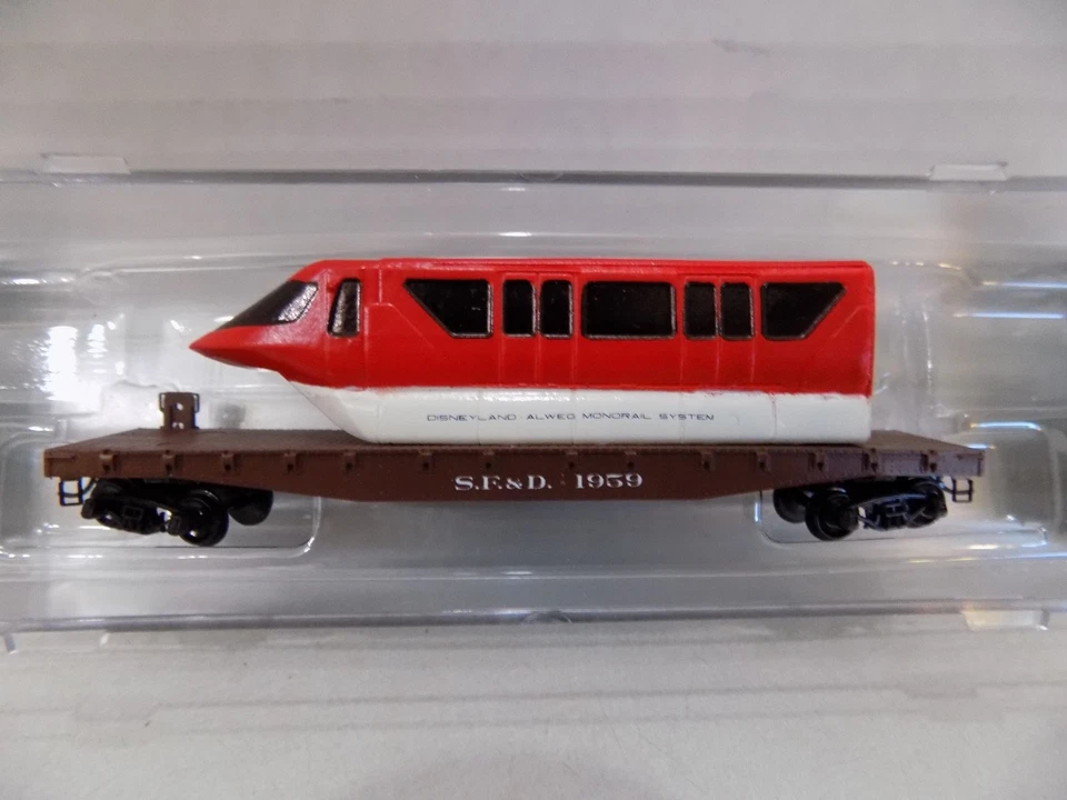 Disneyland & Santa Fe RR Monorail Flatcar N Scale Ltd Ed Lowell Smith NOS RARE - Image 1 of 4