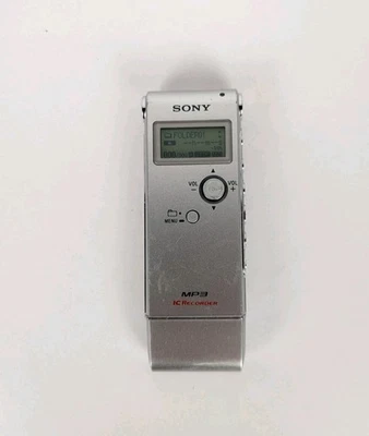 Sony MP3 IC Recorder ICD-UX70 Voice Recorder Dictation Pocket & Battery TESTED - Image 1 of 4